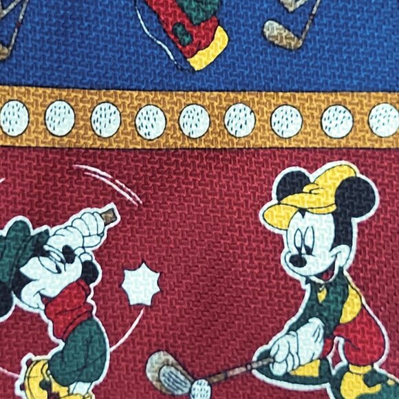 Mickey & Co ~ Golf Mickey Mouse Tie ~ Excellent Condition - Picture 3 of 6